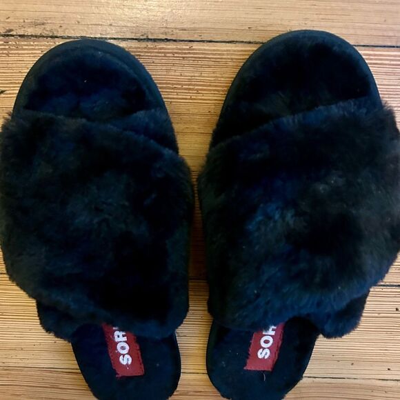 Sorel Go Mail Run slippers, black. Size 8. - Picture 7 of 11